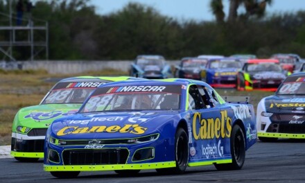 Podio de Rubén García Jr. en Carrera NASCAR Monterrey